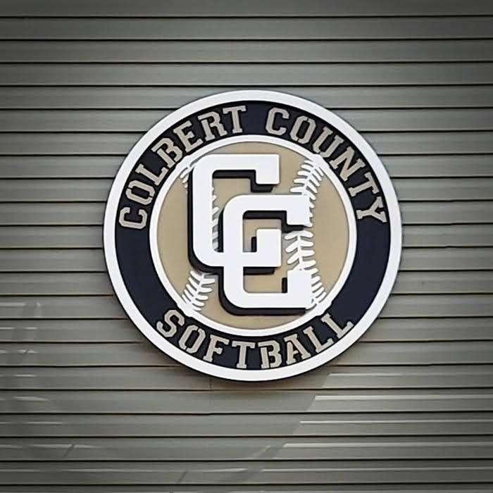 custom metal signs colbert county softball