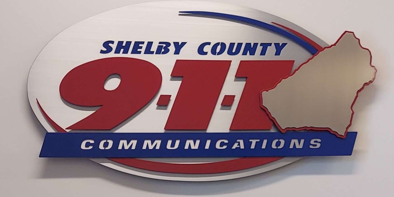Custom metal layered sign.