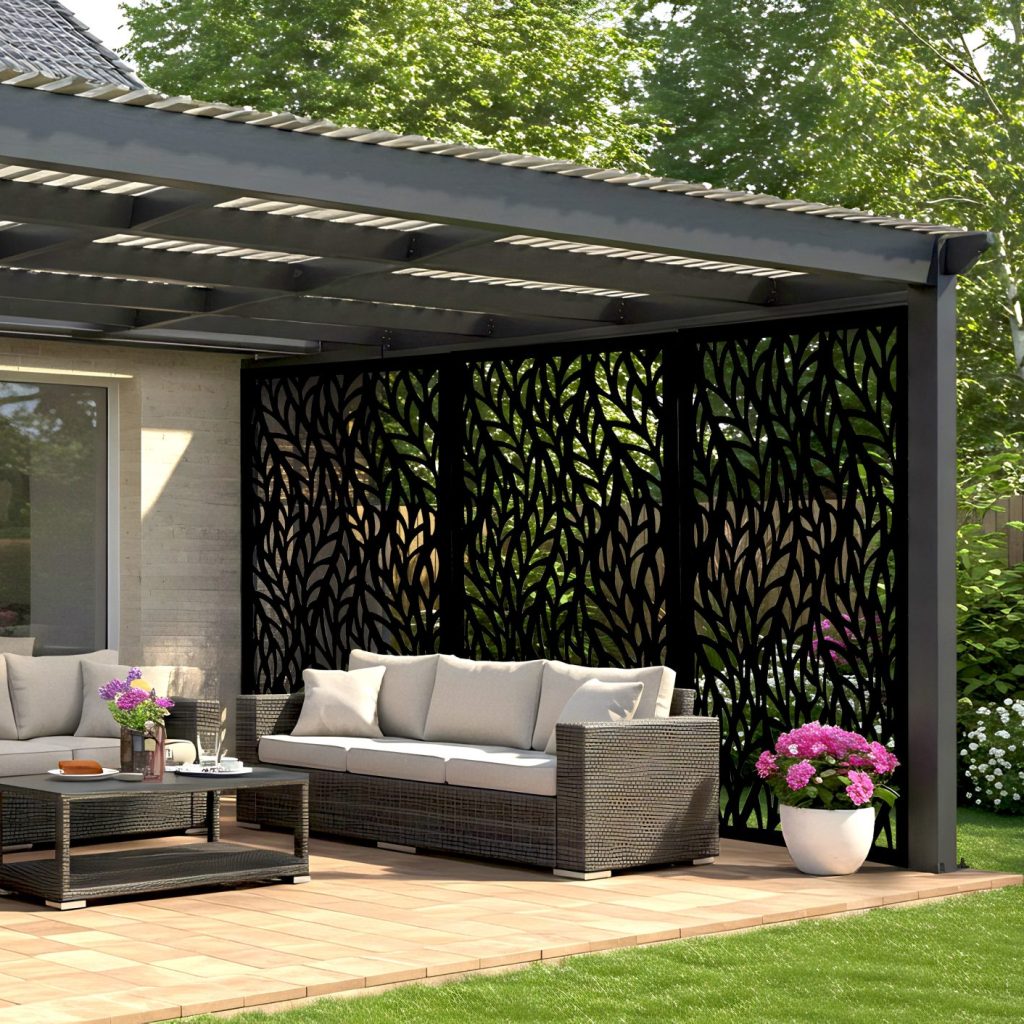 Alabama Metal Art Custom Metal Privacy Screen.