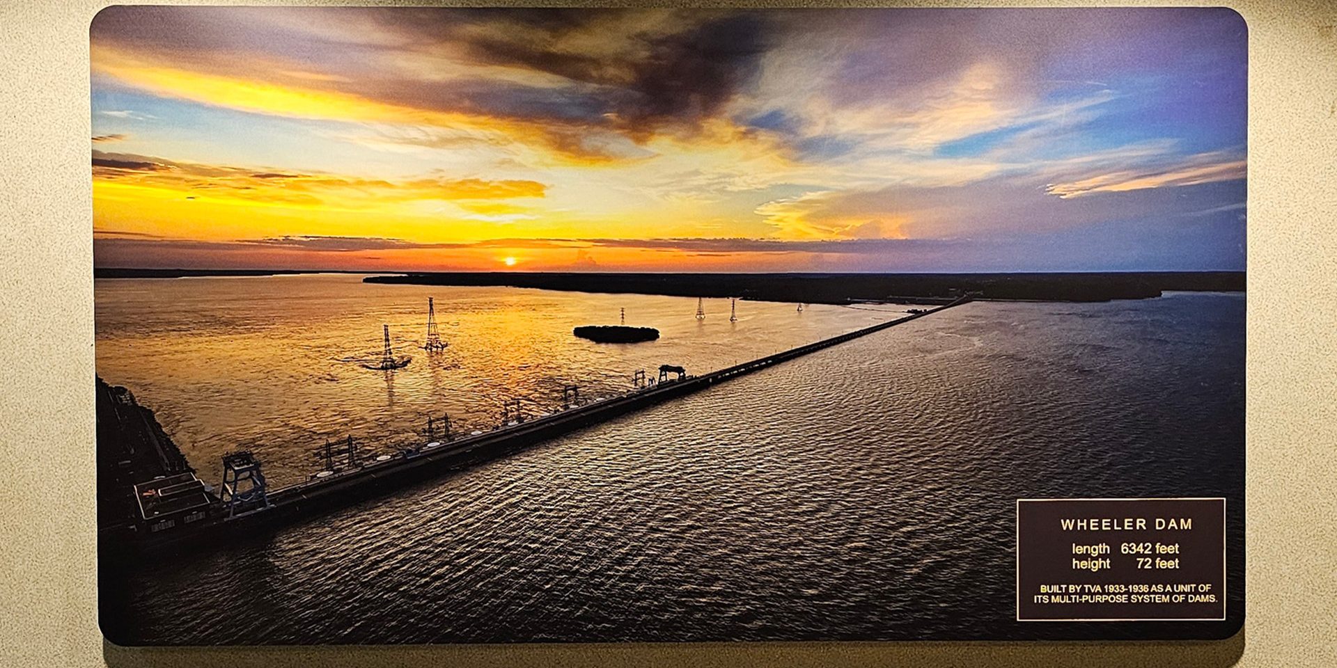 Custom printed sign by Alabama Metal Art on ACM panels for Dixie Aerial Photography.