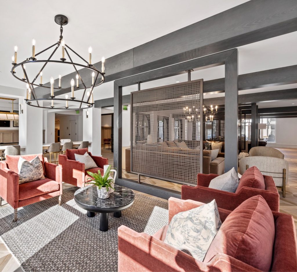 Custom metal art privacy screen & architectural room divider by Alabama Metal Art.