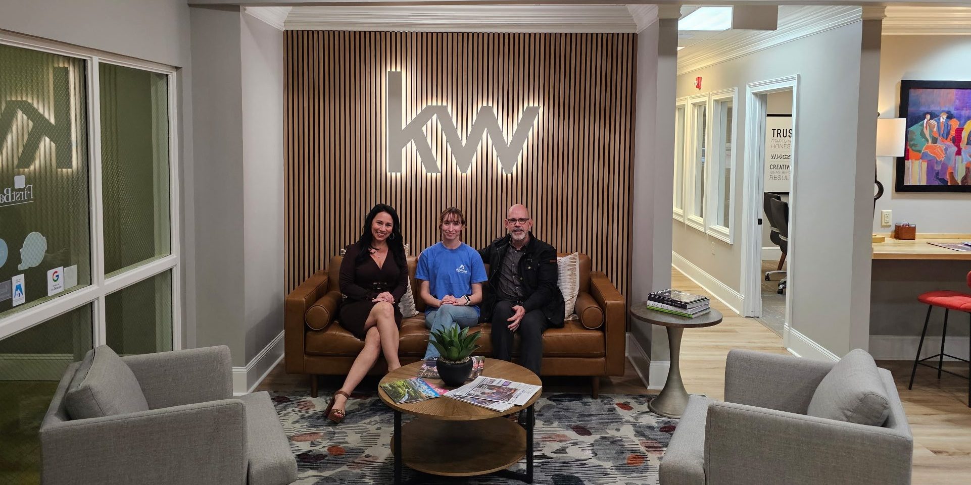 Custom Backlit Sign for Keller Williams Realty in Huntsville, AL by Alabama Metal Art.